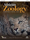 Granell-Ruiz, M., Norén, K., Kalthoff, D. C., le Roux, A., & Dalerum, F. (2021). Genetic variation between and within two populations of bat-eared foxes ( Otocyon megalotis Desmarest, 1822) in South Africa. African Zoology 56:165-172 https://doi.org/10.1080/15627020.2021.1942204