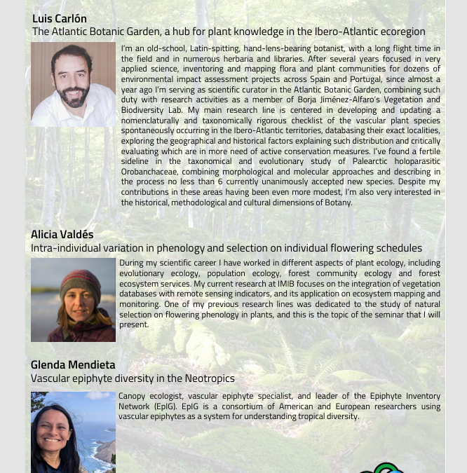 23 de Abril, 13:00h, Session 1 of 2025 IMIB Postdoc Seminar Series